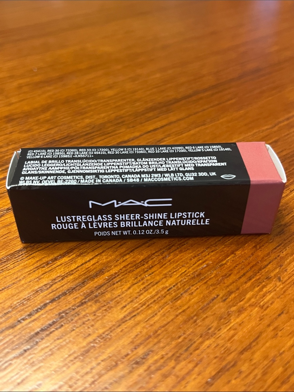MAC Cosmetics Lustreglass Sheer-Shine Lipstick - SYRUP